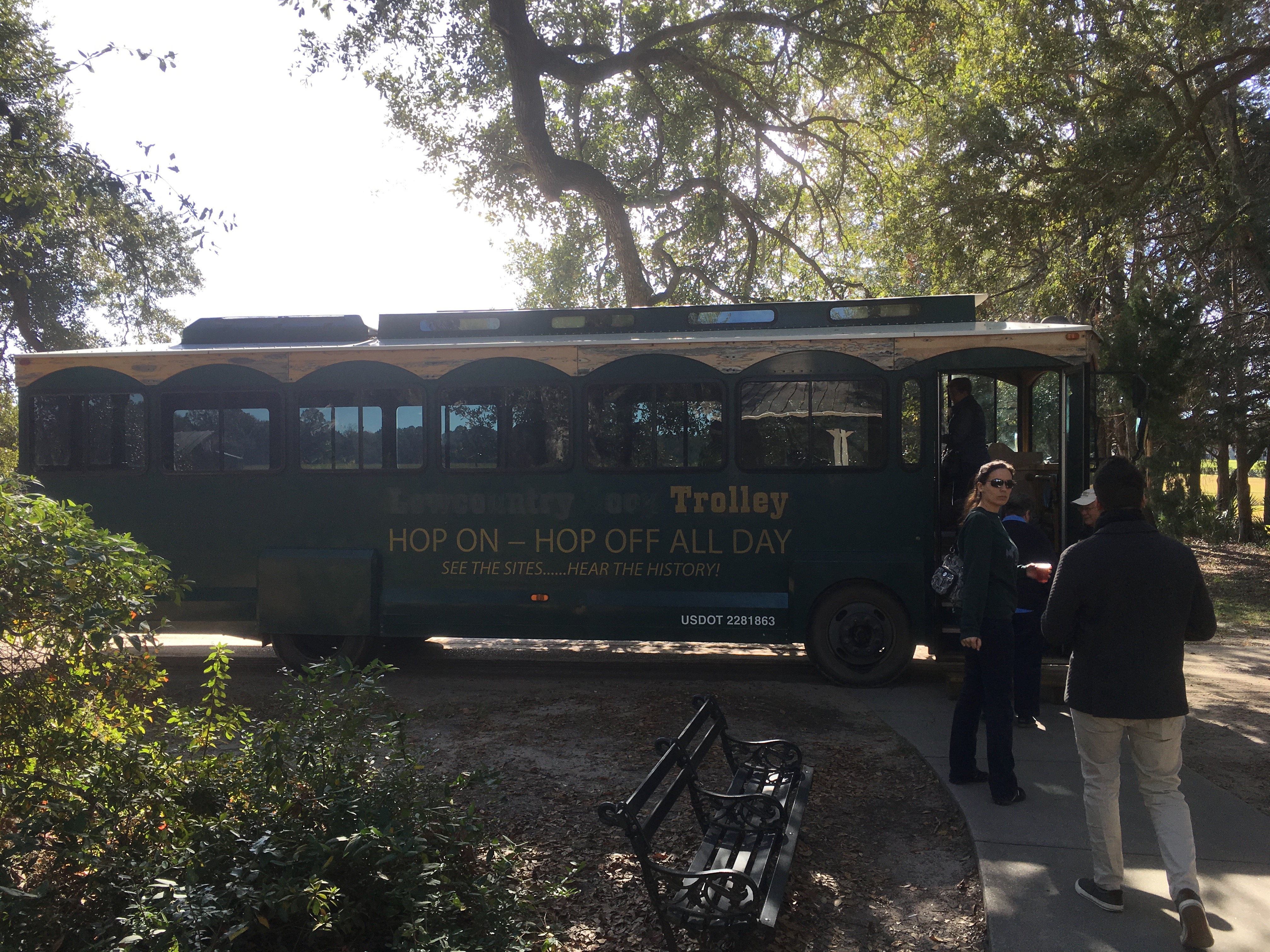 Charleston Tea Plantation trolley